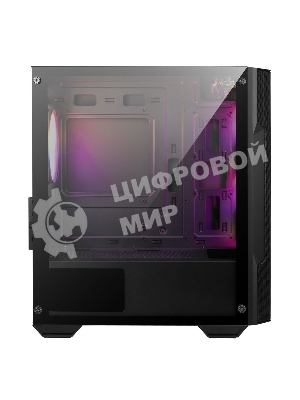 Корпус MSI MAG FORGE M100A, Micro-Tower, чёрный, 4 x 120 мм
