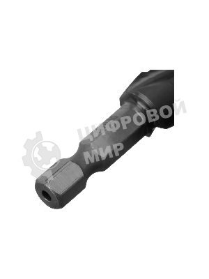 Сверло ступенчатое Denzel 4-5-6-7-8-9-10-11-12 мм, Р6М5, 6-гр. хвостовик 723602