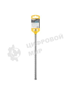 Бур по бетону Denzel цельная крестовая пластина, 10x265 мм, SDS PLUS