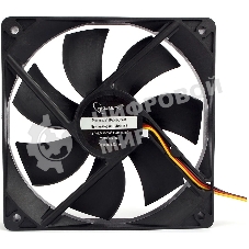 Вентилятор Gembird 120x120x25, гидрод., тихий, 3 pin/4pin Molex, провод 30 см (S12025H-3P4M)