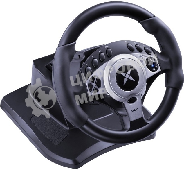 Игровой руль Defender Glazer черный