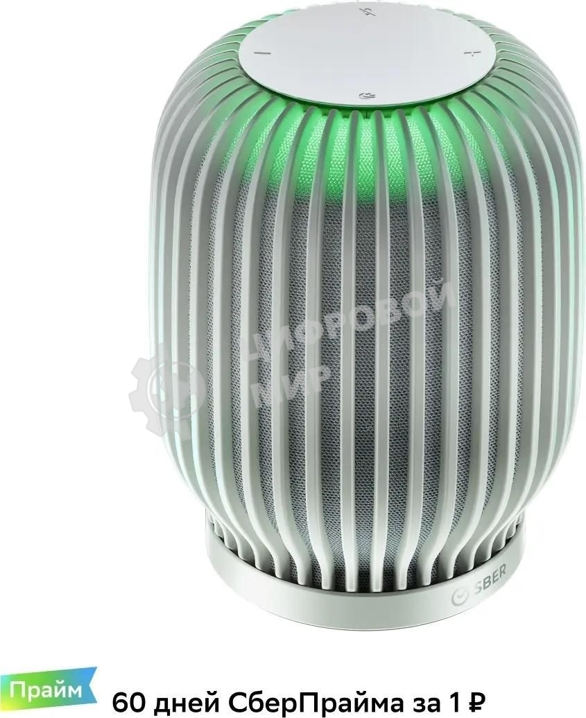 Умная колонка SBER Boom SBDV-00090, 40Вт, с голосовым ассистентом Салют, черный (SBDV-00090a)