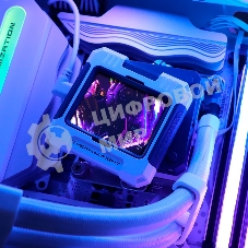 Водяное охлаждение для процессора Thermalright Frozen Warframe 420 ARGB (420мм, LED, White, ARGB/Fans: 3x140мм, 88.7CFM, 29.8dBA, 1750RPM/Pump height 60мм, 23dBA, 3000RPM, Rad thickness 27мм/S: 1851, 1700, 1200, 115X, 2011, 2066, AM5, AM4)