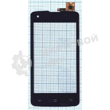 Сенсорное стекло (тачскрин) для DNS S4006, черное