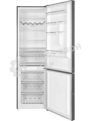 Холодильник Maunfeld MFF200NFSE нержавеющая сталь двухкамерный 271/106л морозилка снизу