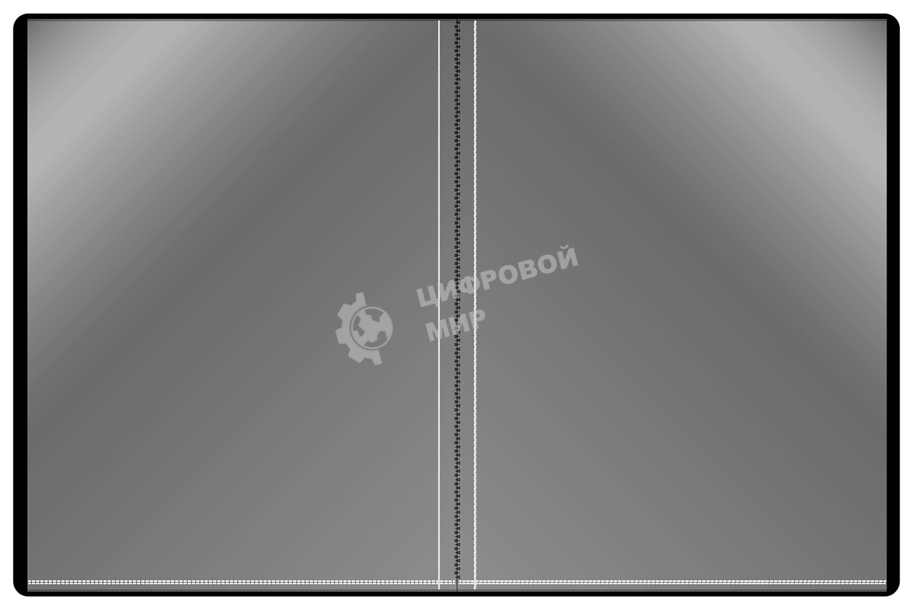 Папка с 20 прозрачными вкладками Silwerhof Perlen 292921-74 A4 0.8мм, карман синий металлик