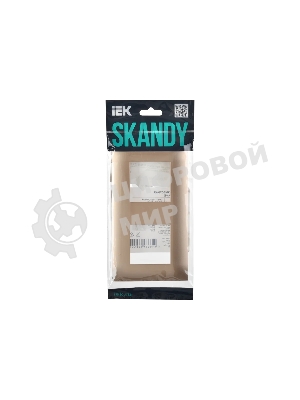 Рамка 2-ая IEK SKANDY SK-F02Sa песочный