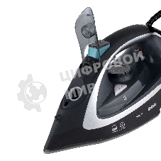 Утюг BBK ISE-2405 черный/серебро, 2400 Вт