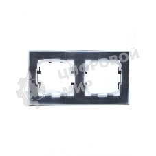 Рамка 2-местная IEK BRITE РУ-2-БрШ-44 IP44 шампань