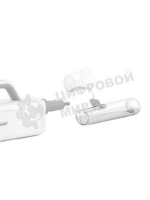 Швабра паровая Kitfort КТ-3942 1500Вт белый/серый