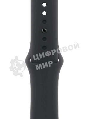 Умные часы Apple Watch Series 11 A3333 46мм OLED корп.черный Sport Band рем.черный разм.брасл.:M/L (MEUX4LW/A)