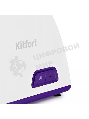 Мясорубка электрическая Kitfort КТ-2112-1 белый/синий, 1300 Вт, 1.2 кг/мин, реверс, насадки - 4