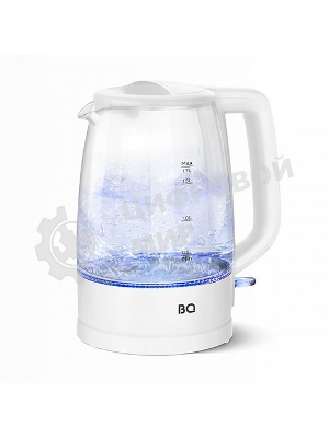 Чайник электрический BQ KT1839G белый. Мощность: 2200 Вт, объем: 1.7 л