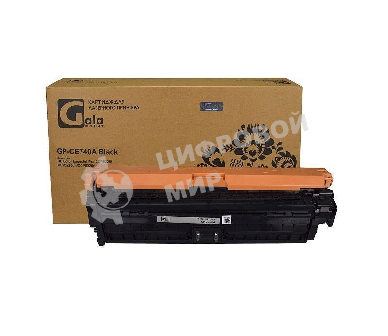 Картридж лазерный GalaPrint GP-CE740A черный (7000 стр) для HP Color LaserJet Pro CP5225