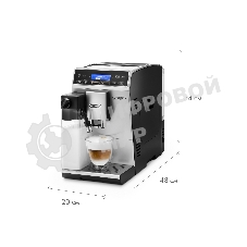 Кофемашина автоматическая DeLonghi ETAM29 660 SB серебристый/черный, исп. кофе - зерновой/молотый, 1.4 л, 1450 Вт, 15 Бар.