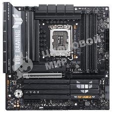 Материнская плата ASUS TUF GAMING B860M-PLUS, LGA 1851, Intel B860, 4xDDR5, 4xSATA, 3xM.2, 1xPCIe 5.0 x16, 1xPCIe x4, 1xUSB-C, 4xUSB-A 3.2 Gen 1, 2xUSB-A 3.2 Gen 2, 1xHDMI, 1xDP, 1x2.5Gb LAN, 7.1, mATX