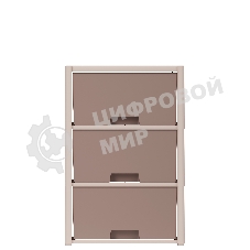 Комод Альтернатива Колорит 3-х секционный бежевый М7833