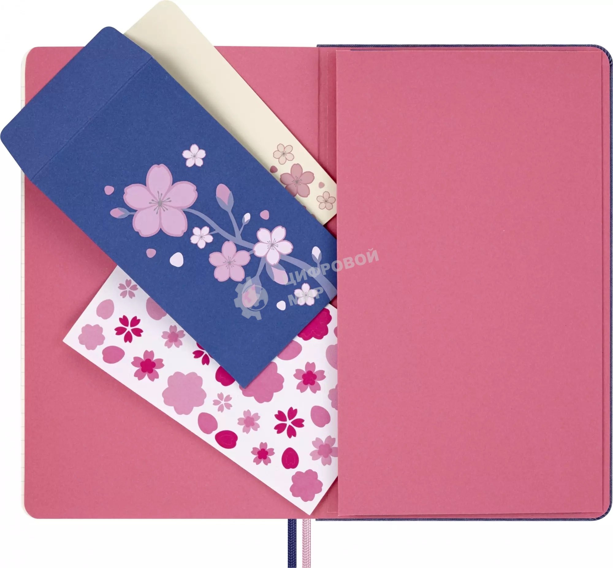Набор Moleskine Limited Edition Sakura блокнот 2шт/карандаш 4 шт Large
