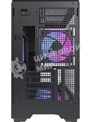 Корпус Montech King Pro 15, Mini-Tower, чёрный, 4 x 120 мм