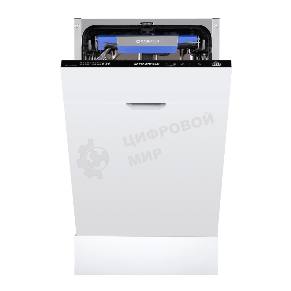 Встраиваемая посудомоечная машина Maunfeld MLP-08PRO, серебристый, 44.8 см, 10 компл., 47 дБ, класс A++