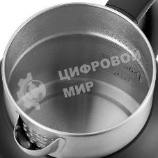 Чайник электрический Kitfort КТ-6196-1 1.5л. 2200Вт черный/серебристый (корпус: нержавеющая сталь)