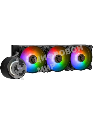 Система жидкостного охлаждения MSI MAG CoreLiquid E360, 3x ARGb Fan, Color Box, LGA1700, AM5