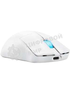 Мышь беспроводная ASUS ROG Harpe Ace Mini белый, 42000 dpi, радиоканал, Bluetooth, USB, кнопки - 5