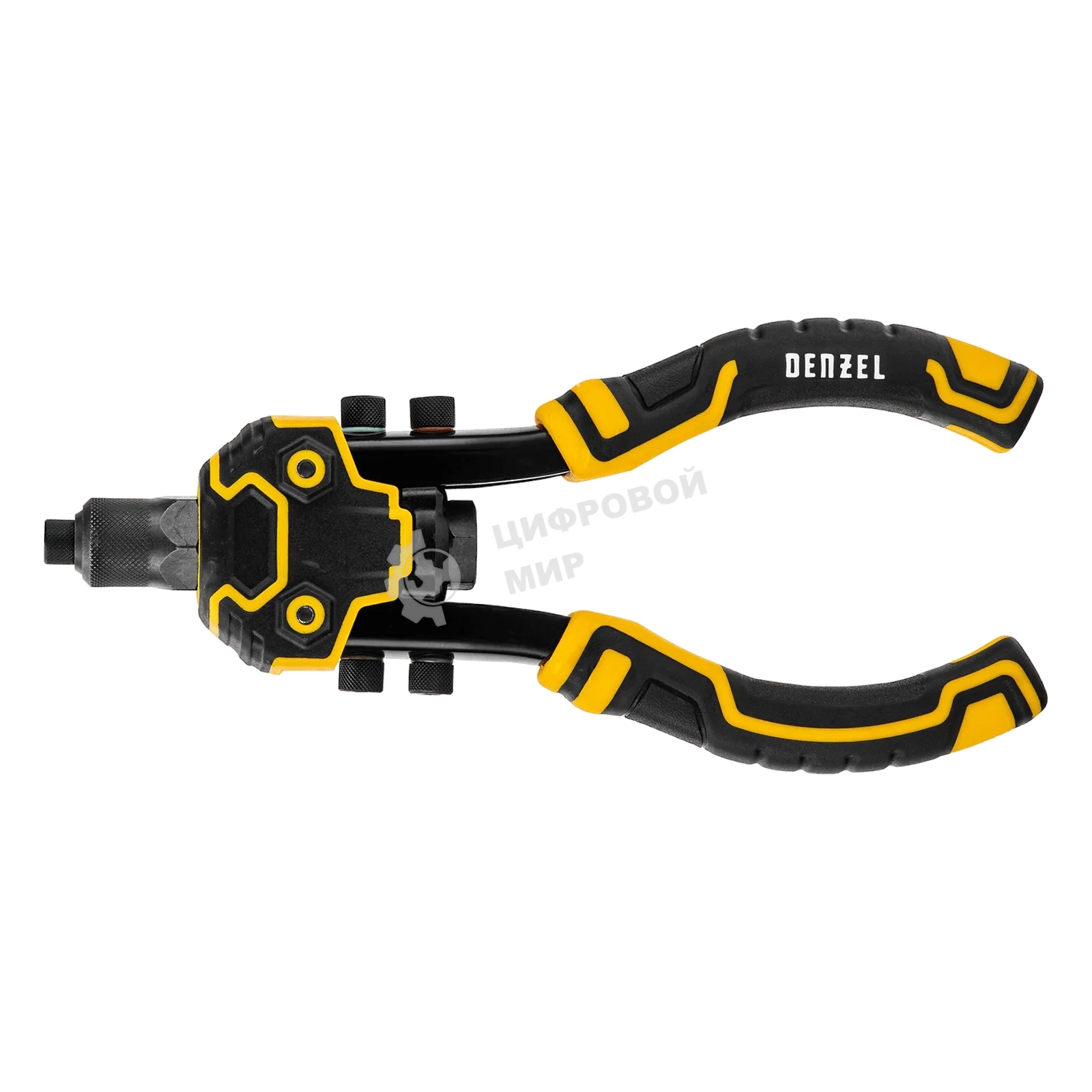 Заклепочник двуручный Denzel заклепки 2,4-3,2-4,0-4,8-6,4 мм