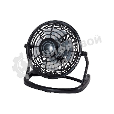 Вентилятор Energy EN-0604 USB чёрный, настольный, 2,5 Вт, 1 скорость, 13 см, питание от USB