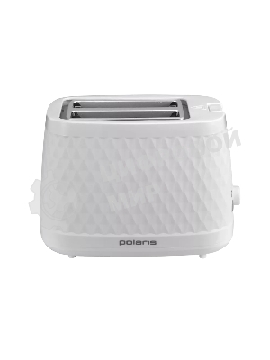 Тостер Polaris PET-0733A белый, 900 Вт, 2 слота