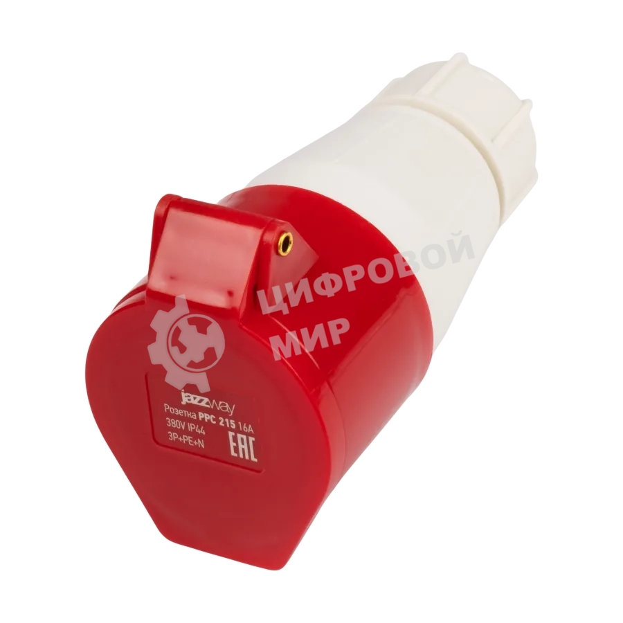 Розетка переносная PPC 215 3Р+РЕ+N 16А 380В IP44 Jazzway