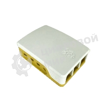 Компьютерный корпус ACD белый/желтый ABS Case for Raspberry 4B
