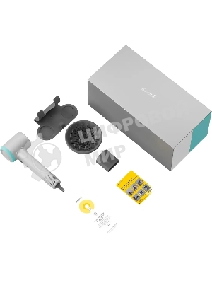 Фен Deerma DEM-CF51W серый, 1400 Вт, компактный, ионизация