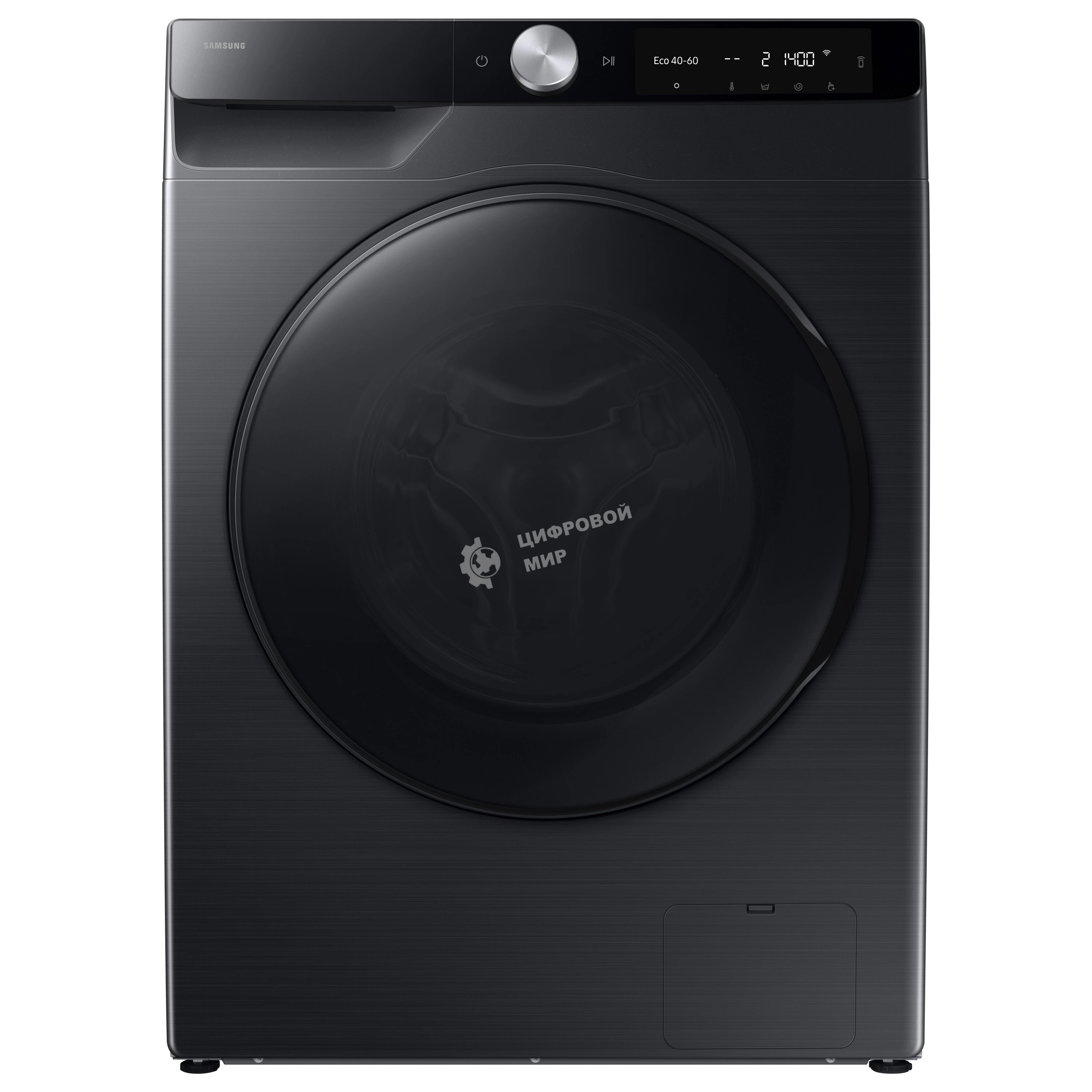 Стиральная машина Samsung WD90DG6G94BBLP черный, загрузка фронтальная 9 кг, 1400 об/мин, класс A