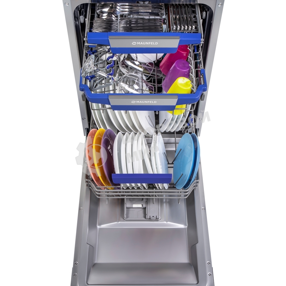 Встраиваемая посудомоечная машина Maunfeld MLP-08PRO, серебристый, 44.8 см, 10 компл., 47 дБ, класс A++