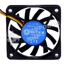Вентилятор для корпуса 5bites FB6010S-12H3 черный, 60 x 60 мм, 3800 об/мин, 30 дБ, 3 pin