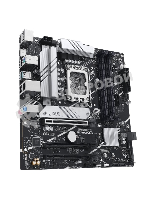 Материнская плата ASUS PRIME B760M-A-CSM, Socket LGA 1700, Intel B760, 4xDDR5, 4xSATA, 2xM.2, 1xPCIe 4.0 x16, 1xPCIe 4.0 x4, 2xHDMI, 1xDP, 1x 2.5Gb LAN, 2xUSB-A 3.1, 4xUSB-A 2.0, 3x3.5 мм, 7.1, mATX