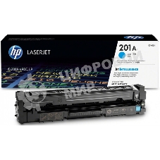 Тонер Картридж HP 201A CF401A голубой для HP CLJ Pro M252/M277 (1400 стр.)