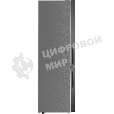 Холодильник Maunfeld MFF200NFSE нержавеющая сталь двухкамерный 271/106л морозилка снизу