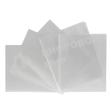 Обложка Silwerhof 382164 для тетради/дневника (набор 10шт), полипропилен, 100мкм, гладкая, прозрачная, 210x345мм