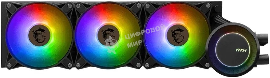 Система жидкостного охлаждения MSI MAG CoreLiquid E360, 3x ARGb Fan, Color Box, LGA1700, AM5