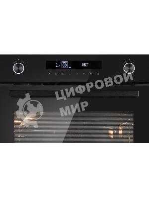 Духовой шкаф электрический Weissgauff EOM 741 PDB Black Edition черный