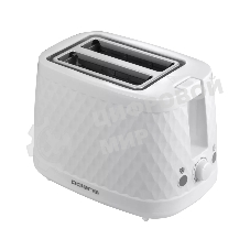 Тостер Polaris PET-0733A белый, 900 Вт, 2 слота