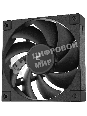 Вентилятор для корпуса DEEPCOOL FD12 черный, 120 мм, 2050 об/мин, 27.6 дБ, 4 pin
