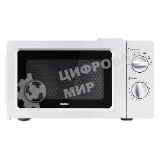 Микроволновая печь BBK 17MWS-781M/W белый, 17 л, 700 Вт, переключатели - поворотный механизм