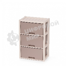 Комод Альтернатива Колорит 3-х секционный бежевый М7833