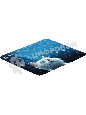 Коврик для мыши Cactus белый Cat 300x250x3мм (CS-MPC-D11M)