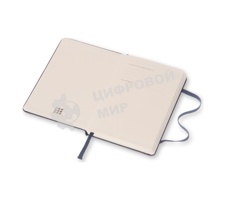 Блокнот Moleskine CLASSIC MM710B20 Pocket 90x140 мм, 192 страниц, линейка, твердая обложка, синий сапфир