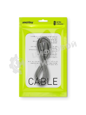 Кабель-удлинитель Smartbuy 3.5 Jack (M) - 3.5 Jack (F), стерео, аудио, 1,8 м, пакете (KA-321-350)