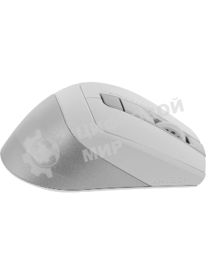 Мышь беспроводная A4Tech Fstyler FG35 серебристый/белый, 2000 dpi, радиоканал, USB, кнопки - 6